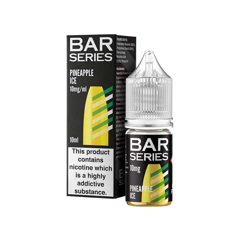 bar series 10mg nic salt pineapple ice