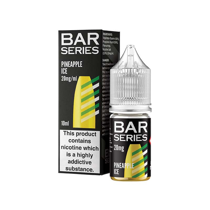 bar series 20mg nic salt pineapple ice