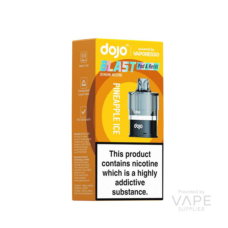 vaporesso dojo blast 6000 pods pineapple ice