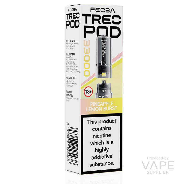 Feoba Treo 33K Pineapple Lemon Burst 20mg Prefilled Pods