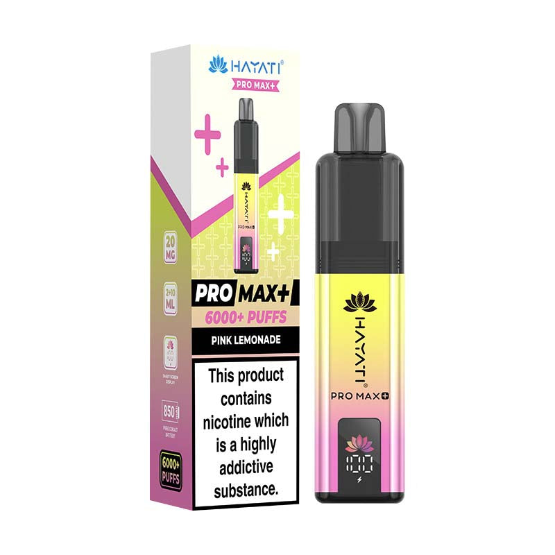 Hayati Pro Max+ 20mg Prefilled Pod Kit Pink Lemonade