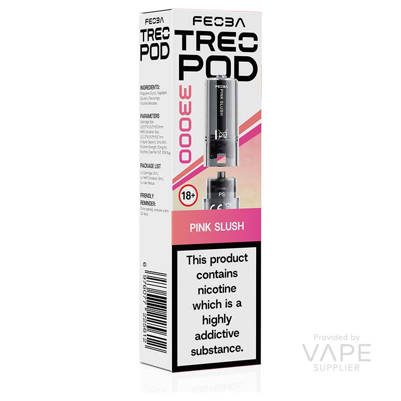 Feoba Treo 33K Pink Slush 20mg Prefilled Pods