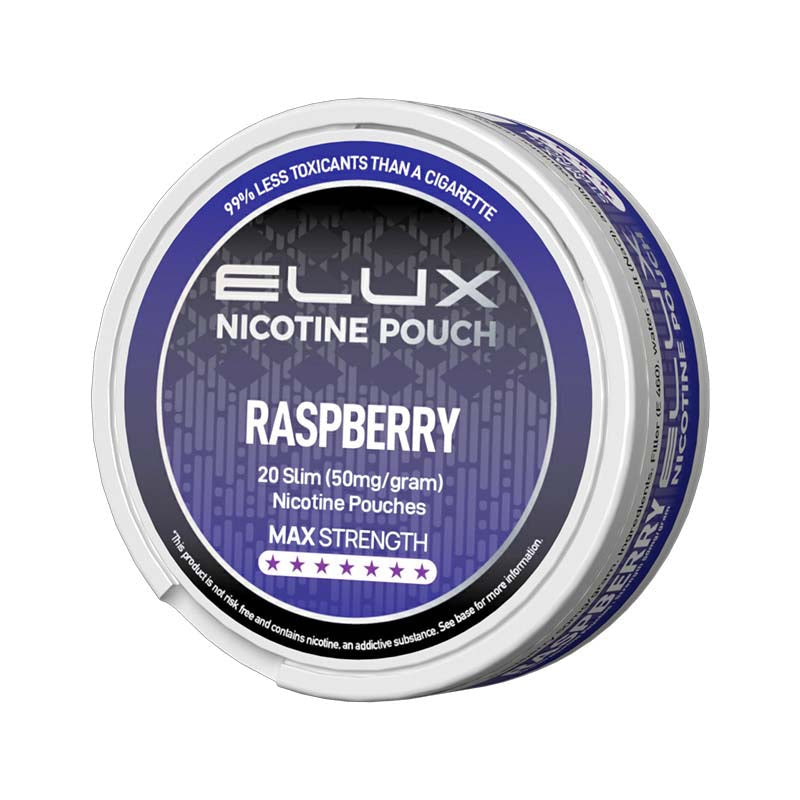 elux nicotine pouches 50mg raspberry