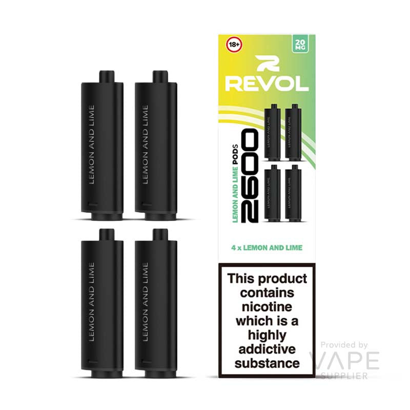 lemon lime series revol 2600 4 in 1 pods