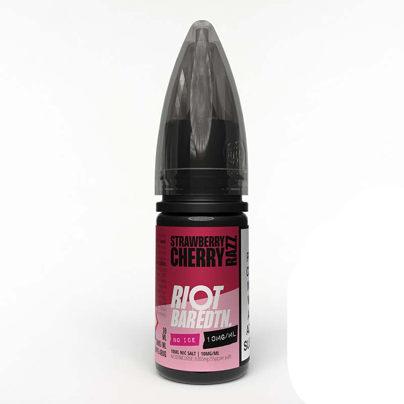 strawberry cherry razz riot eliquid bar edition nic salt 10mg
