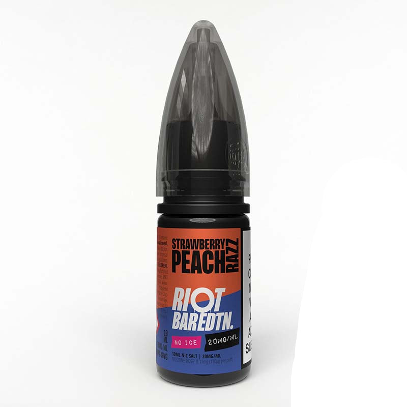 strawberry peach razz riot eliquid bar edition nic salt 20mg