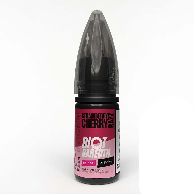 strawberry cherry razz riot eliquid bar edition nic salt 5mg