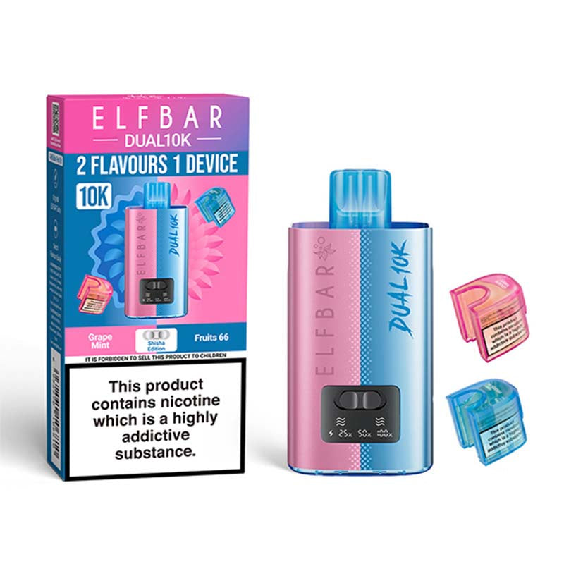 elf bar dual 10k 20mg legal big puff device shisha edition
