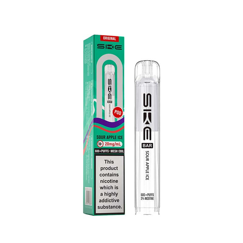 SKE Crystal Bar 600 Sour Apple Ice 20mg Prefilled Pods