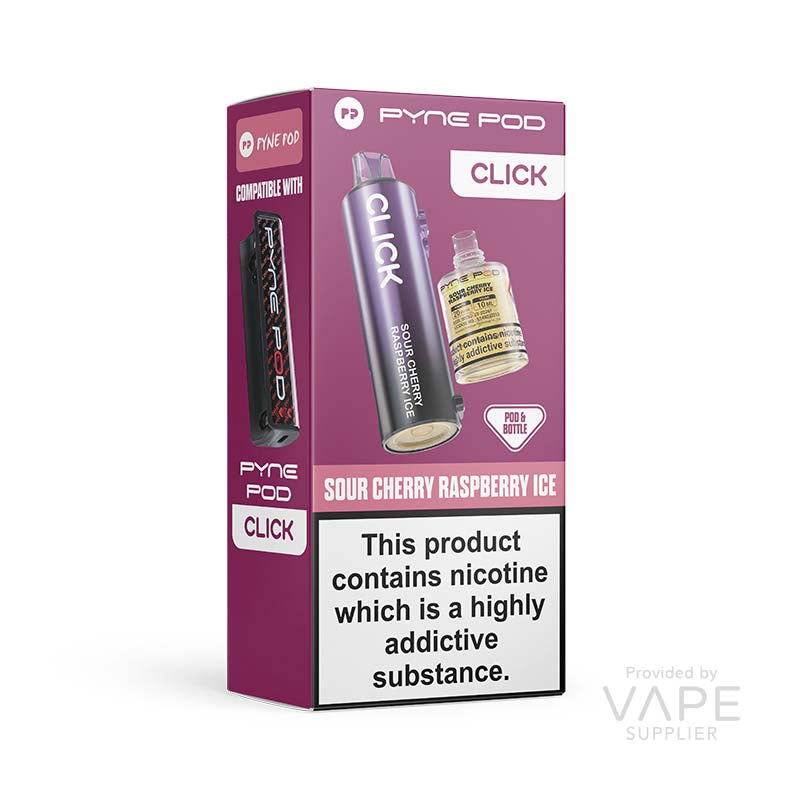 Pyne Pod Click 50K Sour Cherry Raspberry Ice 20mg Prefilled Pods
