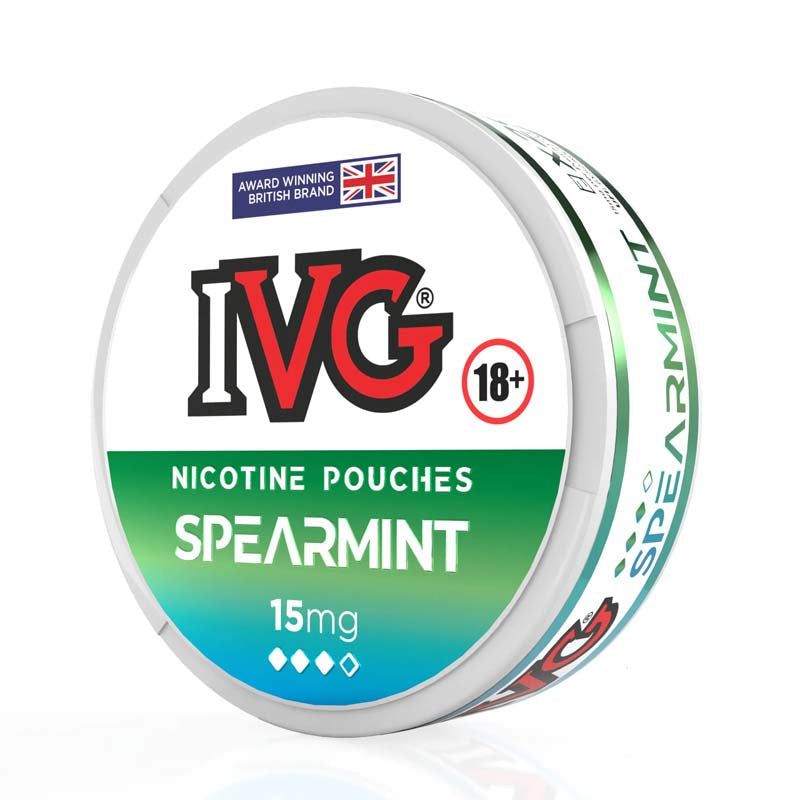 ivg snus nicotine pouches 15mg spearmint