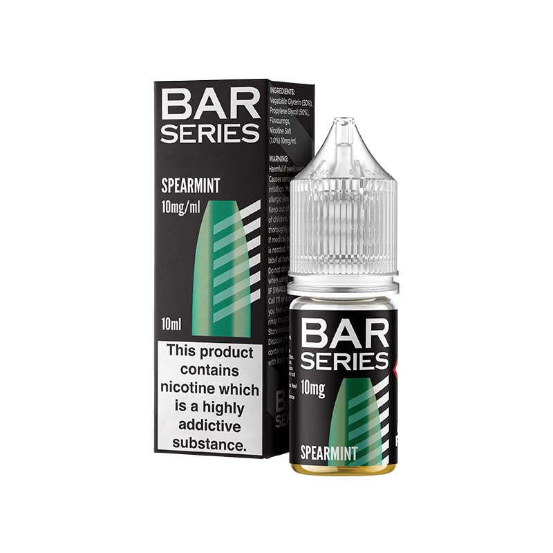 bar series 10mg nic salt spearmint
