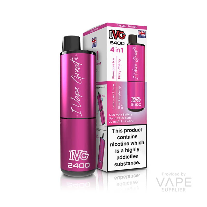 ivg 2400 4 in 1 20mg rechargeable pod kit