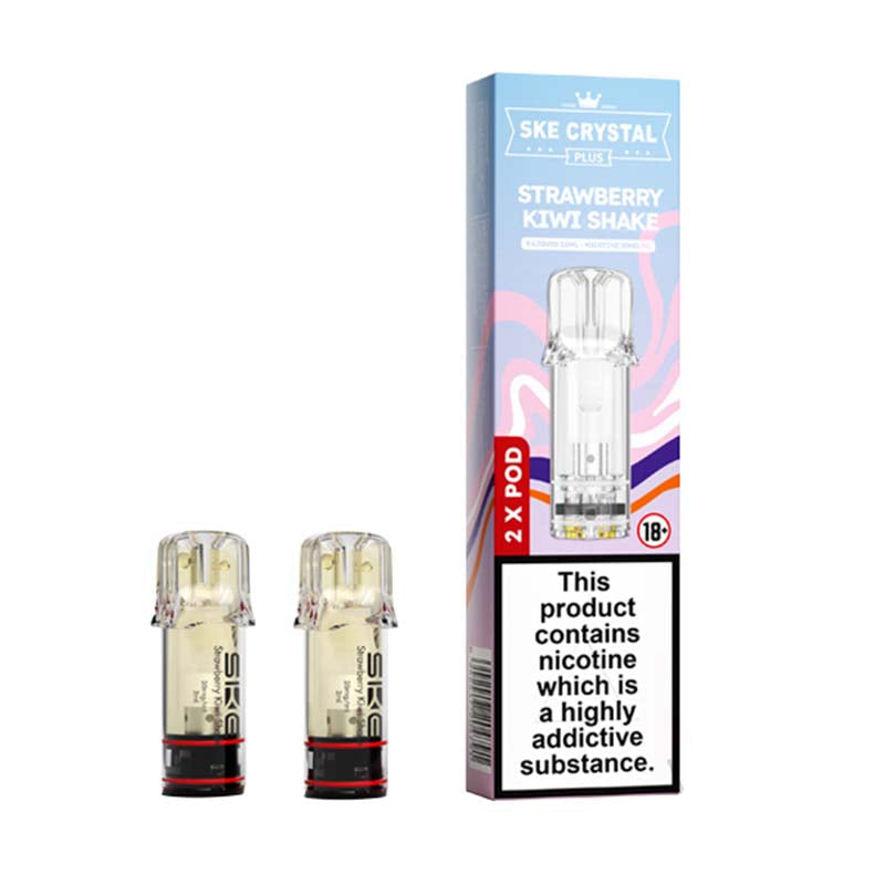SKE Crystal Plus Strawberry Kiwi Shake 20mg Prefilled Pods