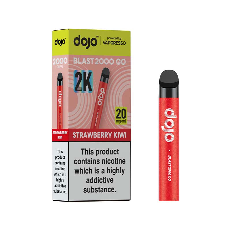 vaporesso dojo blast 2000 go pod kit strawberry kiwi