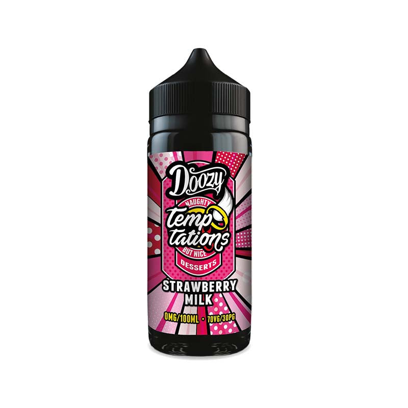 Doozy Temptations Strawberry Milk 100ml Shortfill