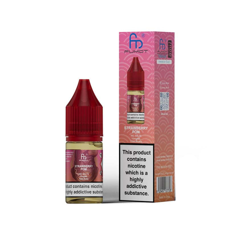 RandM Tornado 7000 Strawberry Pom 10mg Nic Salt E-liquid
