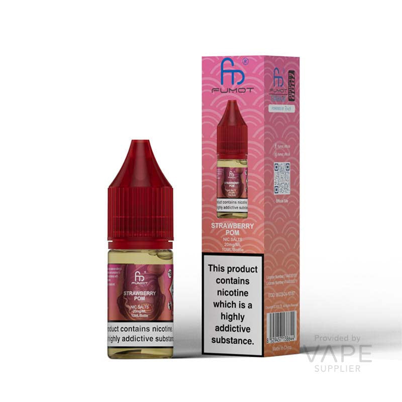 RandM Tornado 7000 Strawberry Pom 20mg Nic Salt E-liquid