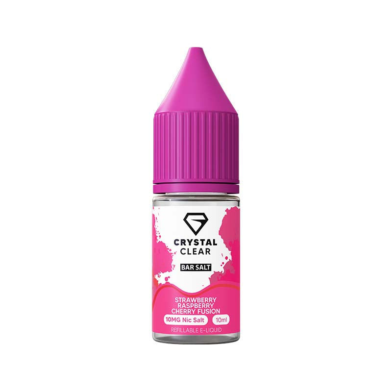 crystal clear 20mg nic salt strawberry raspberry cherry fusion