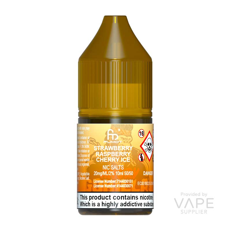 fumot randm 7000 nic salt strawberry raspberry cherry ice