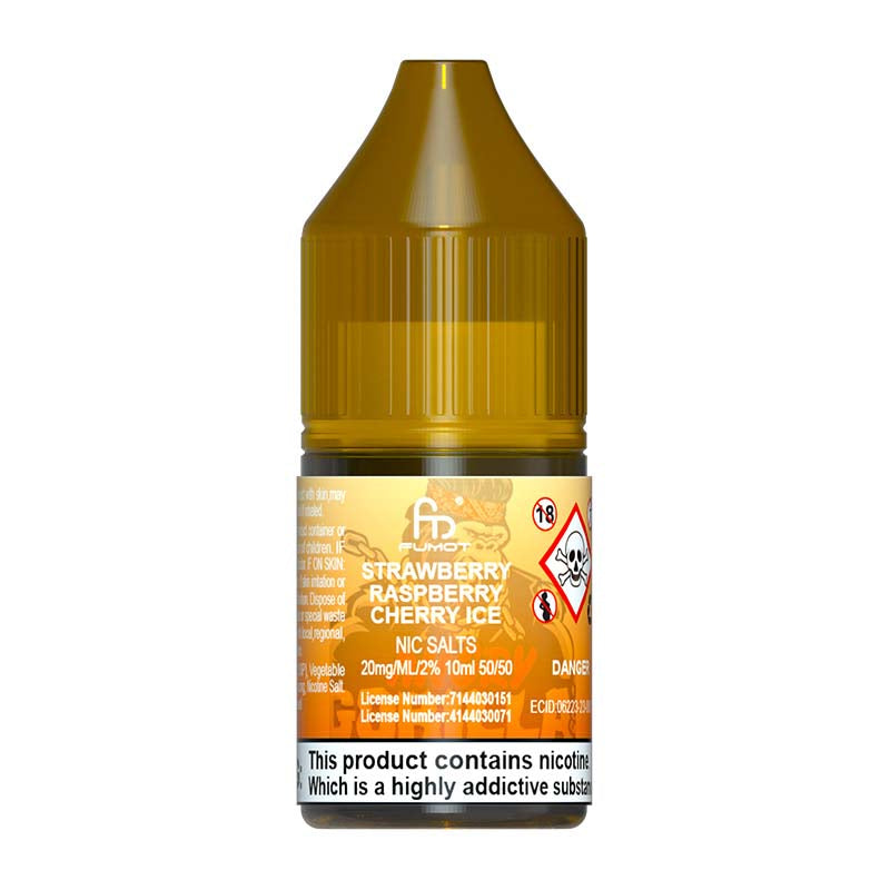 fumot randm 7000 nic salt strawberry raspberry cherry ice