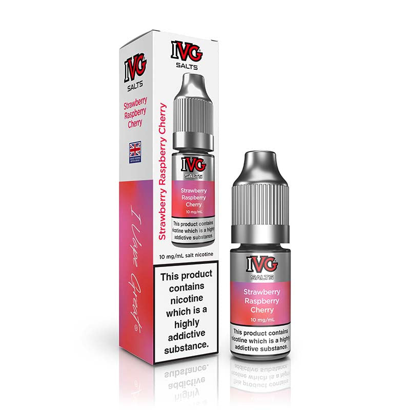 ivg nic salt 10mg strawberry raspberry cherry