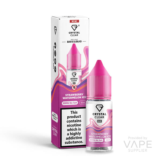 crystal clear 20mg nic salt strawberry watermelon ice