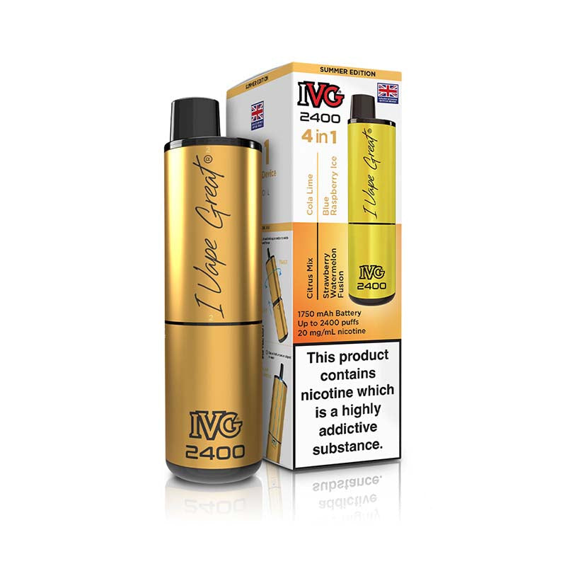 ivg 2400 4 in 1 20mg rechargeable pod kit