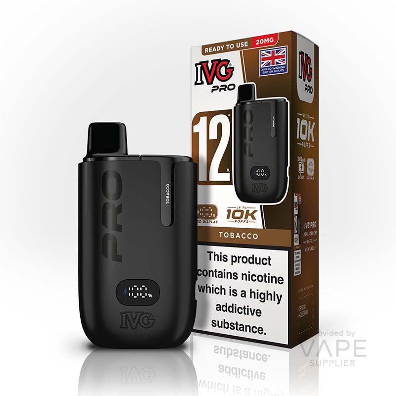 IVG Pro 12 20mg Prefilled Pod Kit Tobacco