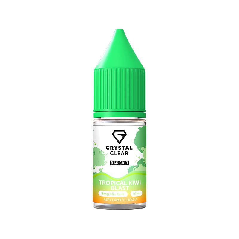 Crystal Clear Tropical Kiwi Blast 5mg Nic Salt E-liquid