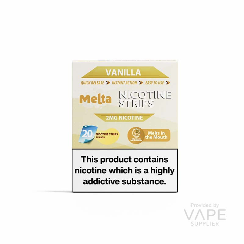 melta nicotine strips 2mg vanilla