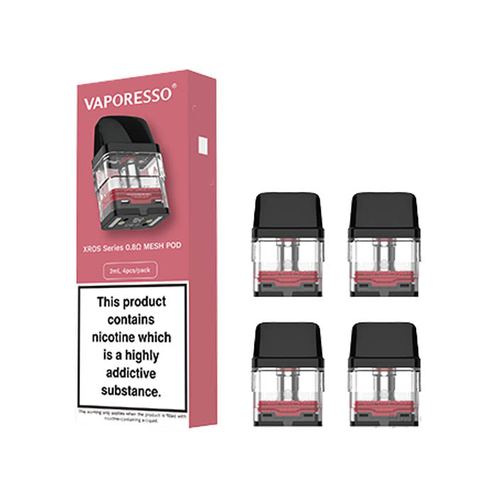 vaporesso xros series pods 0.8 ohm