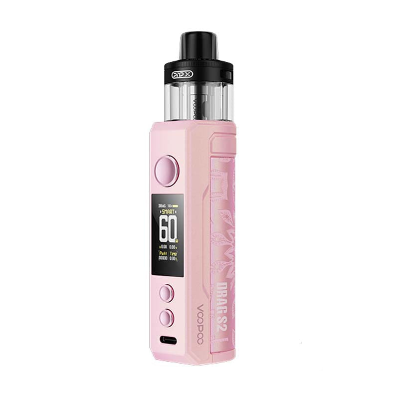 VooPoo Drag S2 Pod Mod Kit Glow Pink