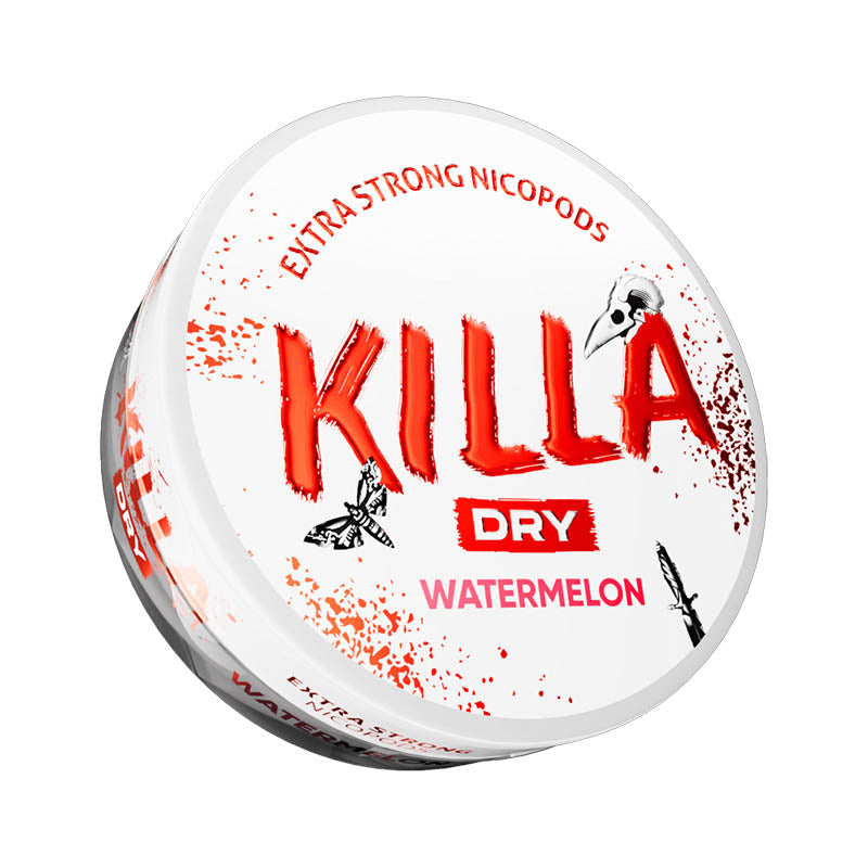 killa dry 16mg nicotine pouches watermelon