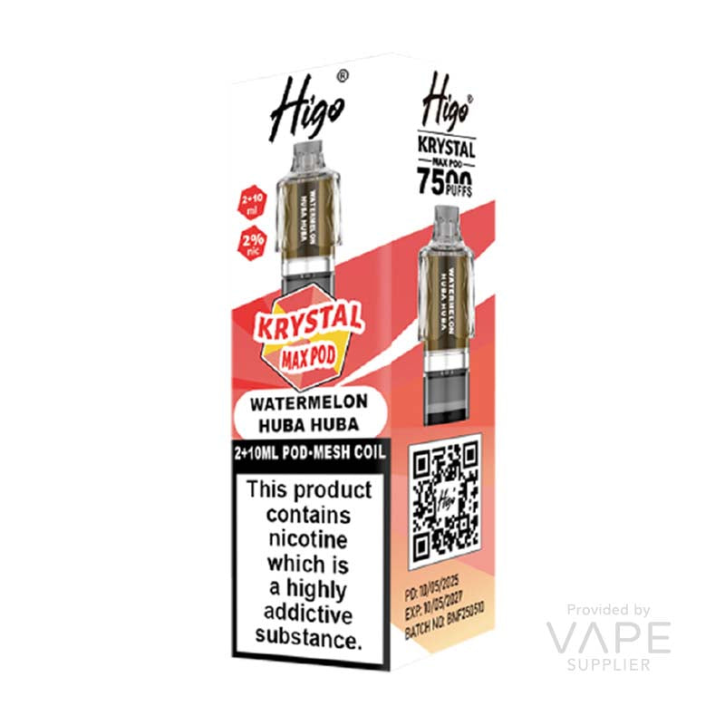 Higo Krystal Max Watermelon Huba Huba 20mg Prefilled Pods