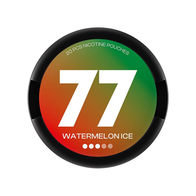 77 Medium Watermelon Ice 10.4mg Nicotine Pouches