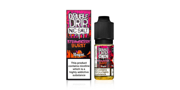 Double Drip Strawberry Ice Nic Salt 10ml E-Liquid