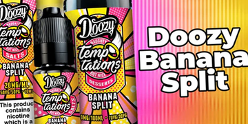 Doozy Temptations Banana Split Nic Salt