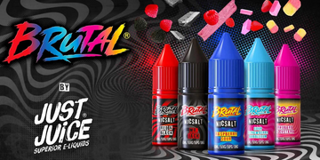 Brutal Rhubarb and Custard Nic Salts 