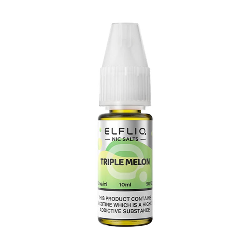 elfliq nic salts 10mg triple melon