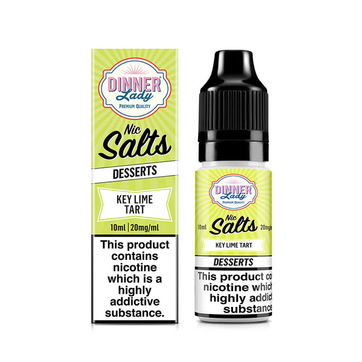 Dinner Lady Key Lime Tart Nic Salt