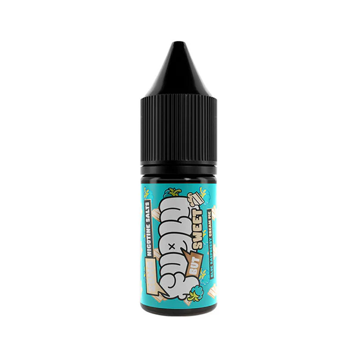 Fugly but Sweet Blue Raspberry Cream Pie Nic Salt