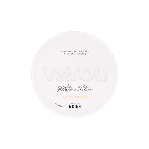 Mango Freeze White Edition Nicotine Pouches by V&YOU
