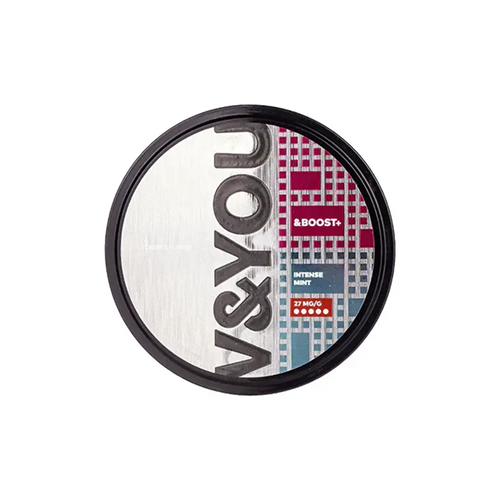 Intense Mint &Boost+ Nicotine Pouches by V&YOU