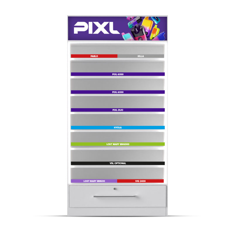 P5 1m Backwall Planogram