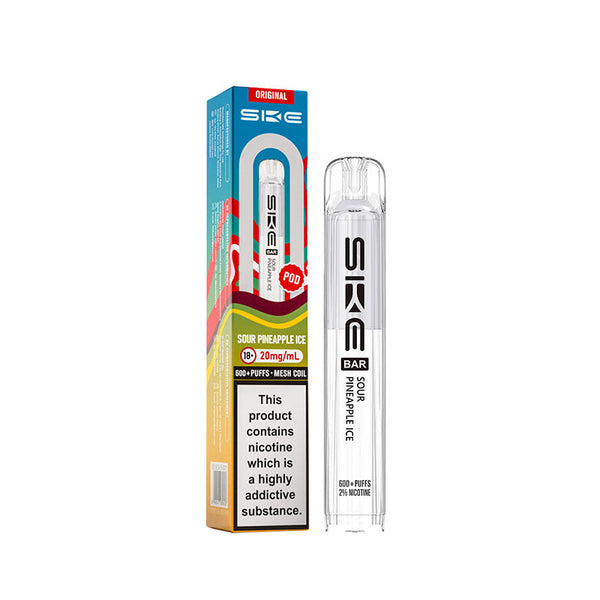 SKE Bar Sour Pineapple Ice Prefilled Vape Pod