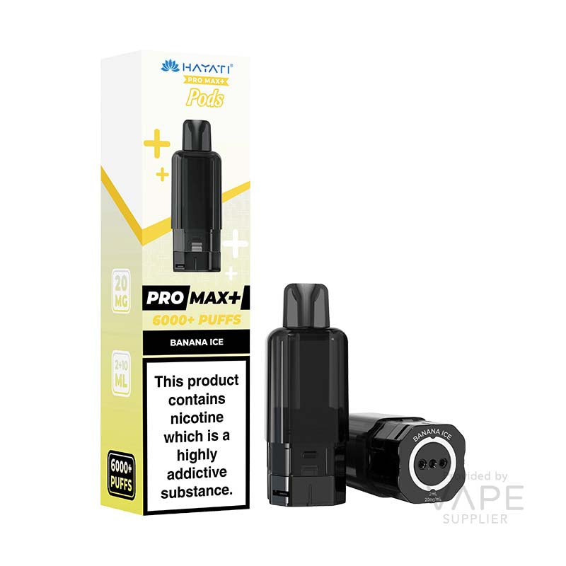 Hayati Pro Max+ Banana Ice 20mg Prefilled Pods