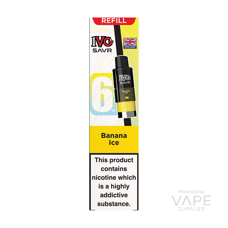IVG SAVR Banana Ice 20mg Prefilled Pods