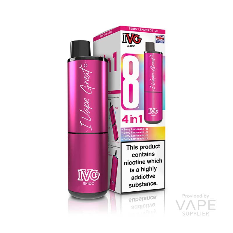 IVG 2400 20mg Prefilled Pod Kit Berry Lemonade Ice