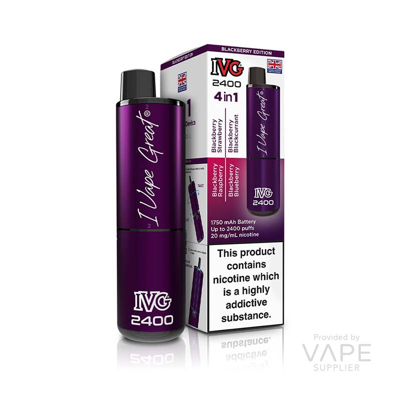 ivg 2400 4 in 1 20mg rechargeable pod kit